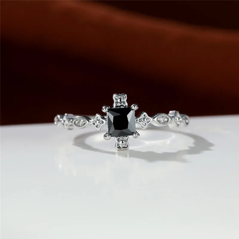 925 Silver Jewellery with Obsidian Zircon Gemstone