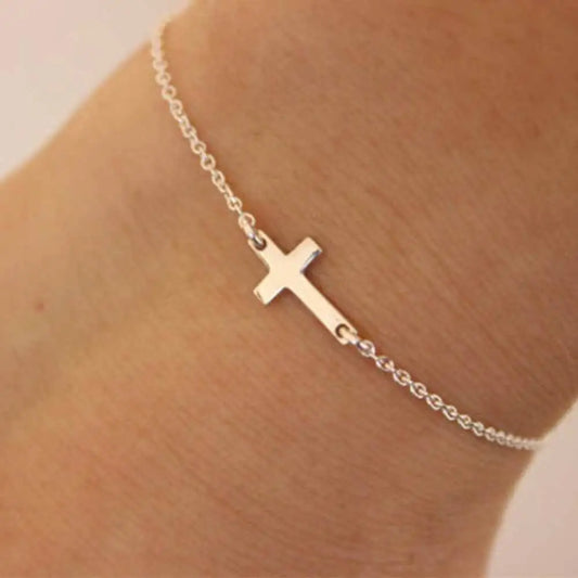 Cross Chain Bracelet