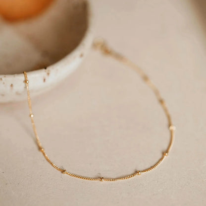 Minimalist Bead Decor Anklet
