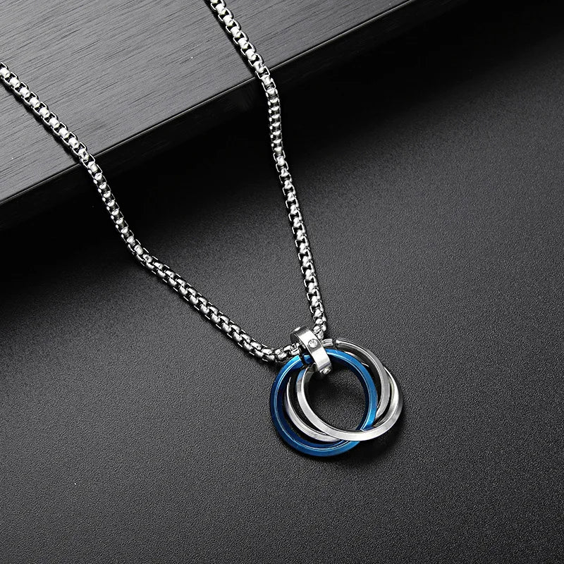 Three Circles Pendent Necklace