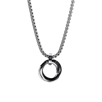 Three Circles Pendent Necklace