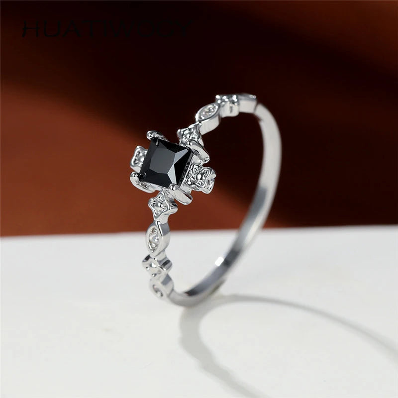 925 Silver Jewellery with Obsidian Zircon Gemstone