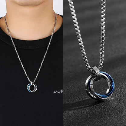 Three Circles Pendent Necklace