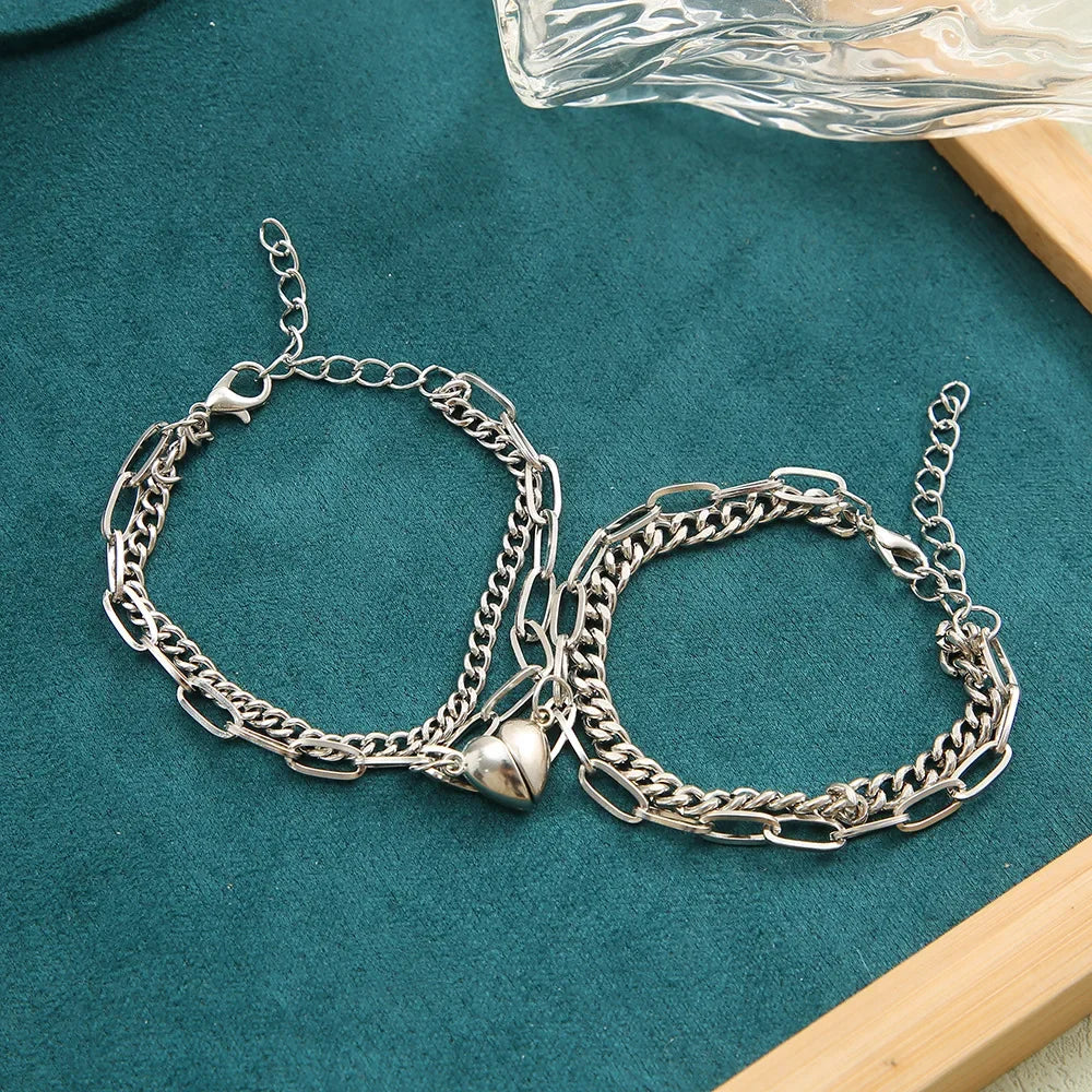 Lovers Magnetic Buckle Bracelet