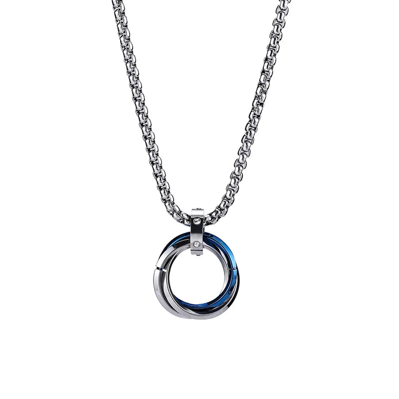 Three Circles Pendent Necklace