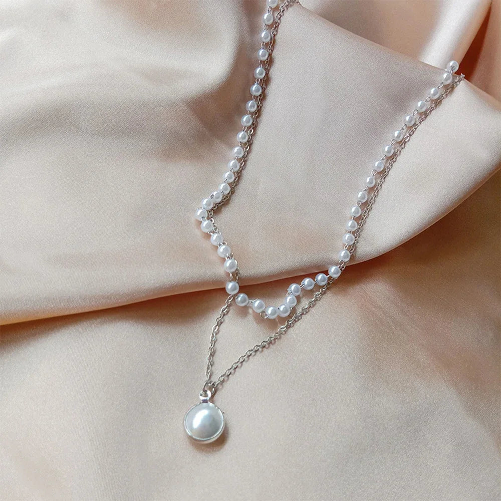 Pearl Double Layer Choker