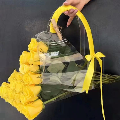 Transparent Flower Box with Handle