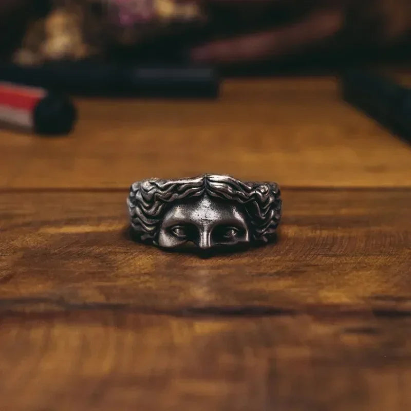 Half-Face Venus Sculpture Ring