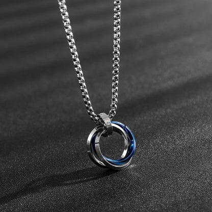 Three Circles Pendent Necklace