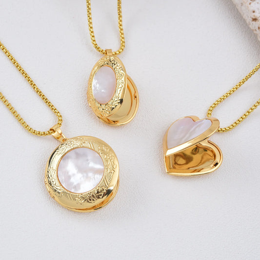 Romantic Locket Pendant Necklace