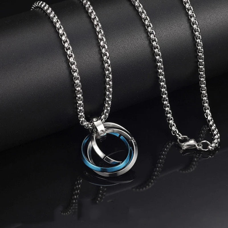 Three Circles Pendent Necklace