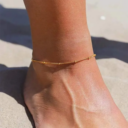 Minimalist Bead Decor Anklet